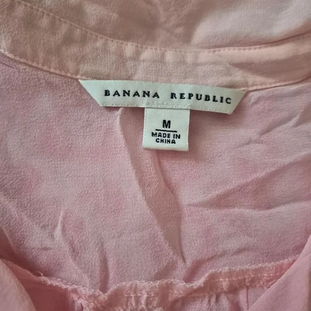 Banana-republic Women's Pink Blouse